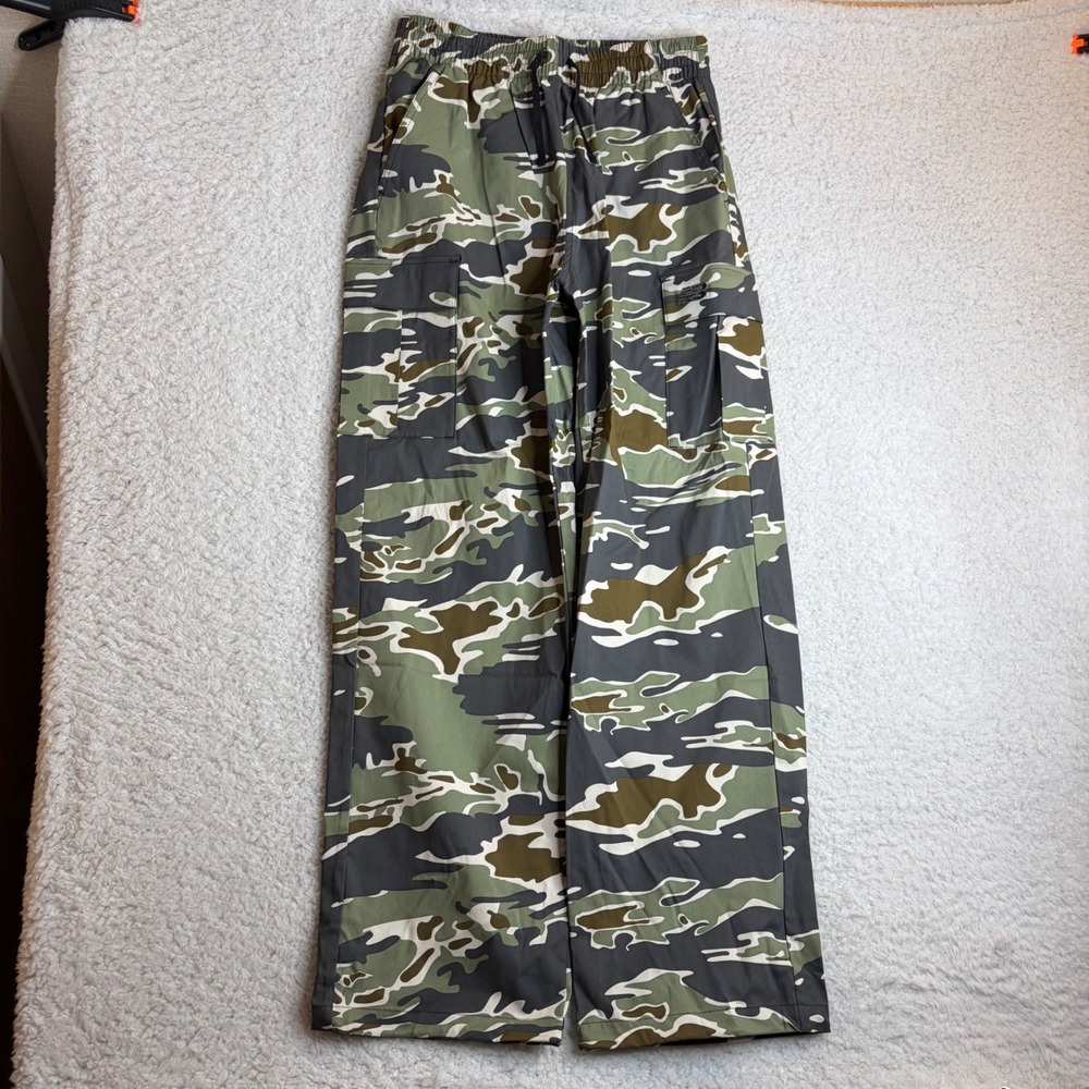 NEW New Balance Mens Camo twill Cargo Pants Tiger Stripe Paratrooper MP53803 S